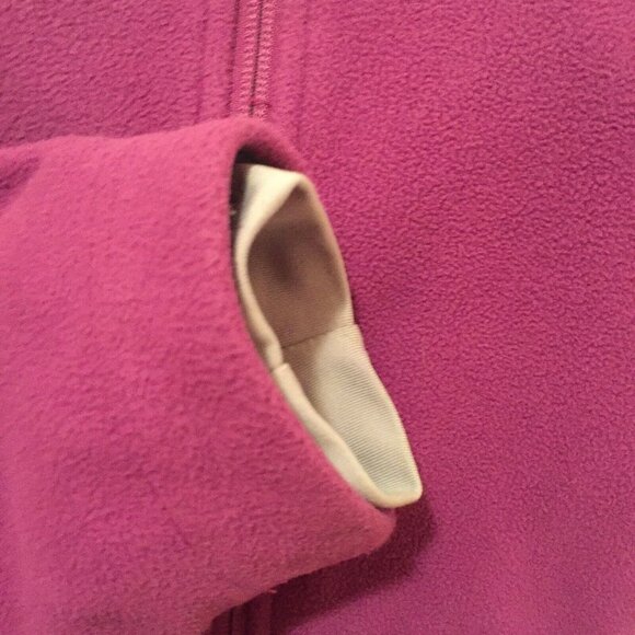 Mountain Hardwear Women's Fleece Jacket Coat Full Zip Magenta Pink Small - Picture 9 of 9